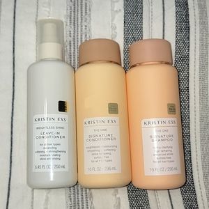 Kristin Ess Shampoo, Conditioner and Leave - In Conditioner Spray